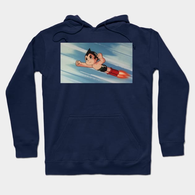 Astro Boy with Background Hoodie by offsetvinylfilm